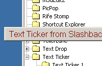 Click to view Text Ticker 2.4 screenshot